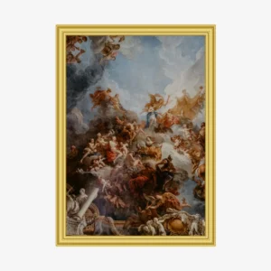 تابلو نقاشی شب پر ستاره اثر ونسان ون گوگ